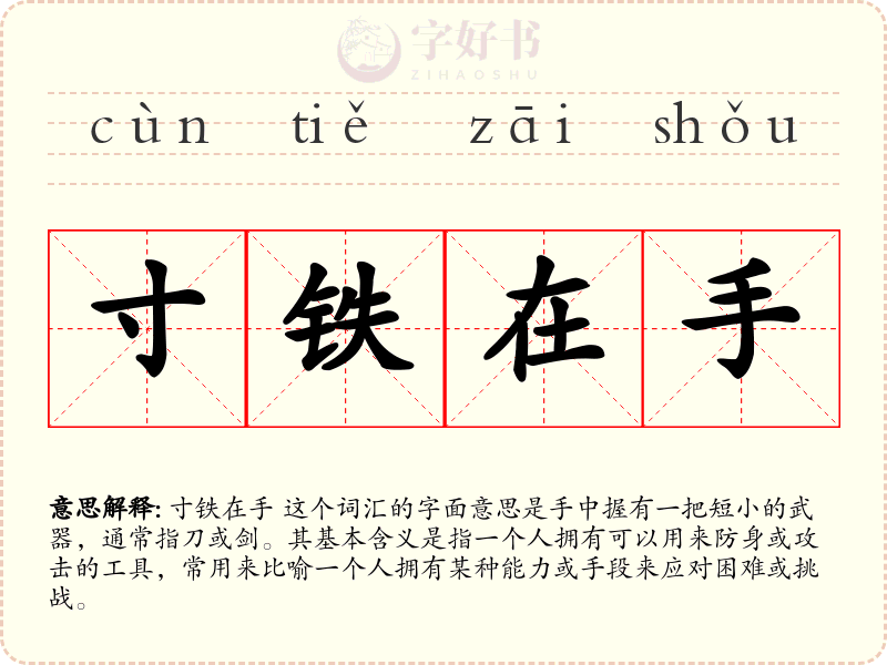 寸铁在手