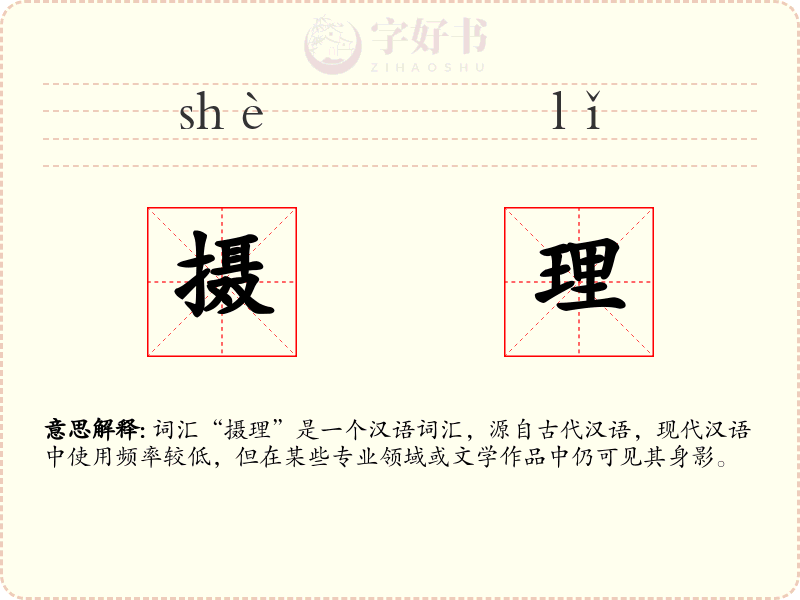摄理
