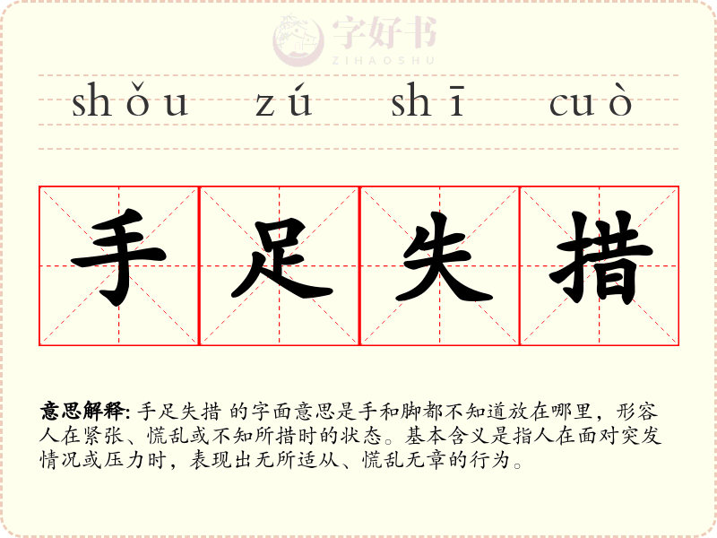 手足失措