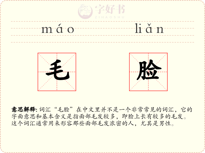毛脸