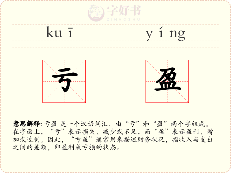 亏盈