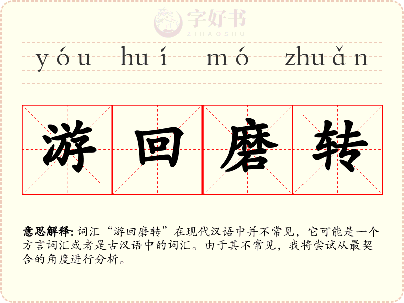 游回磨转