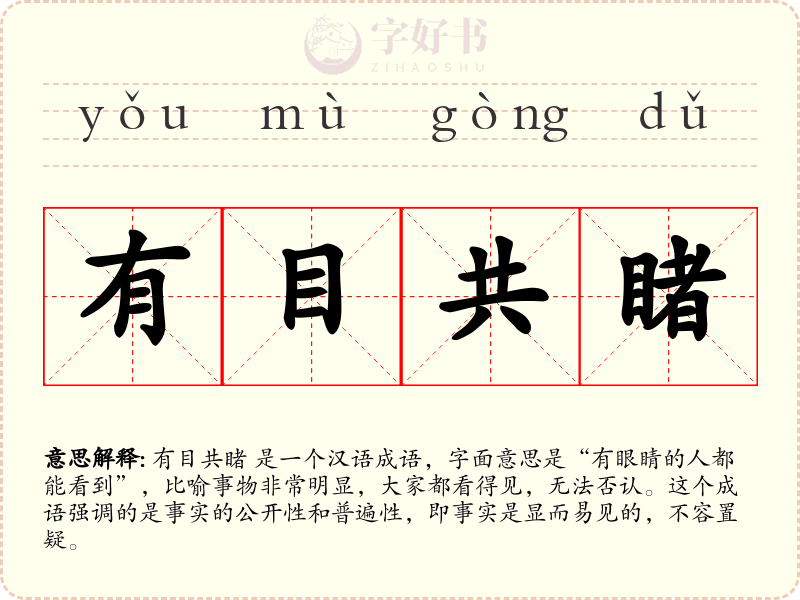 有目共睹