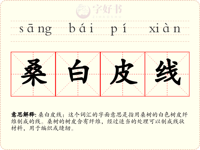 桑白皮线