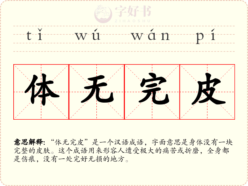 体无完皮