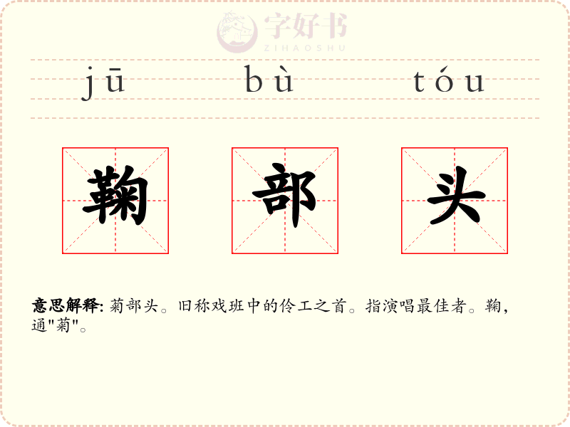 鞠部头