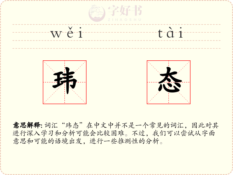 玮态
