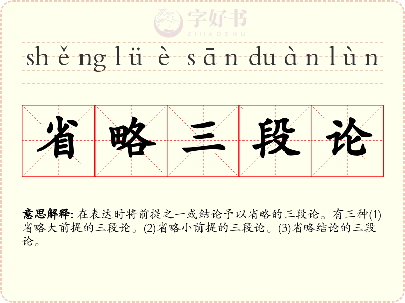 省略三段论