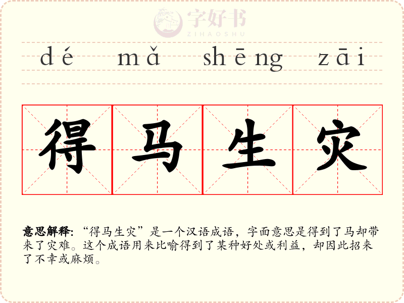 得马生灾