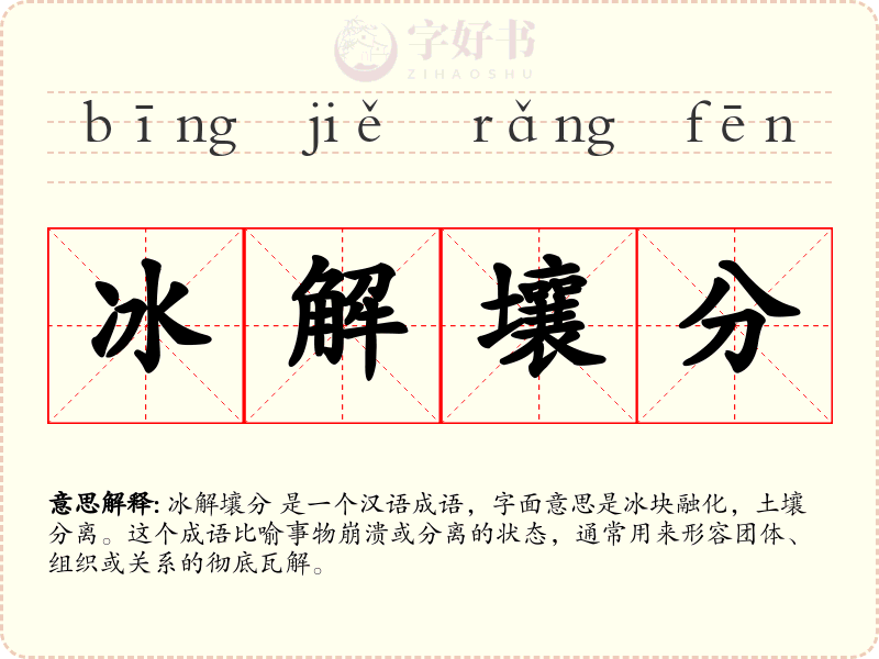 冰解壤分