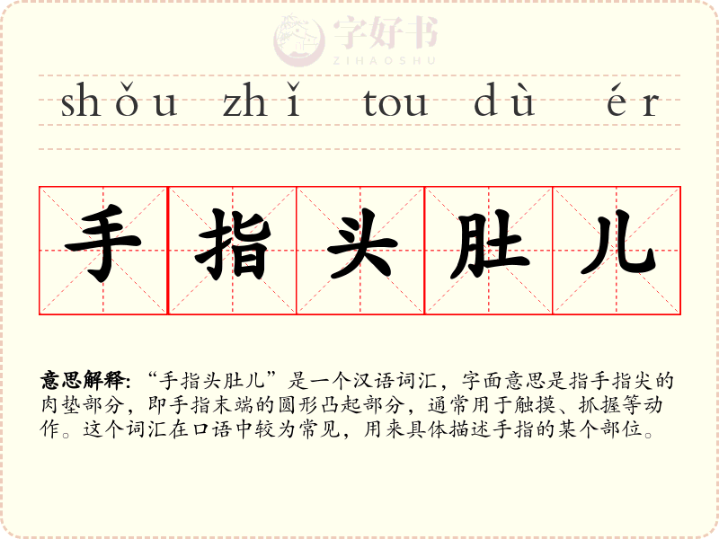 手指头肚儿