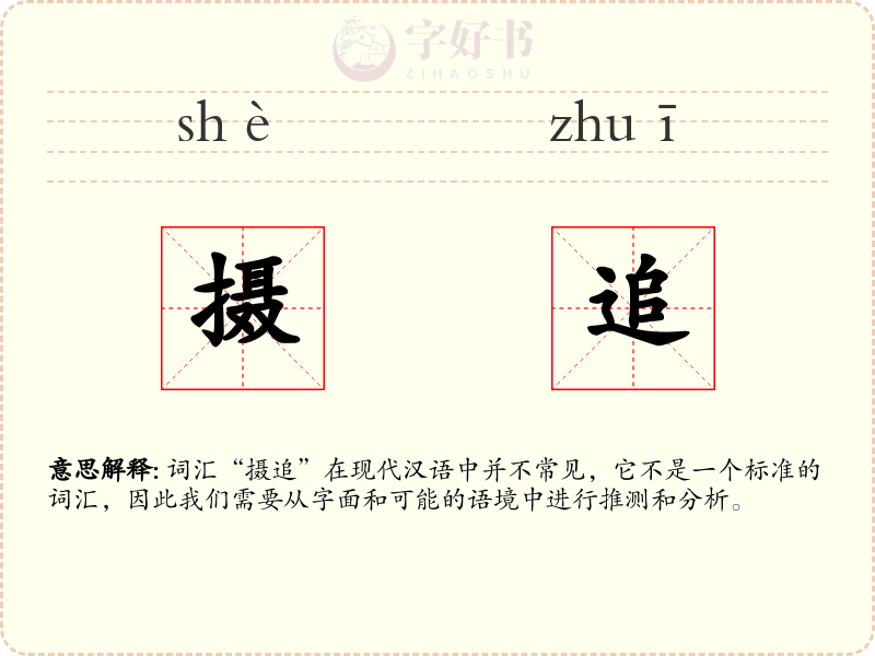 摄追