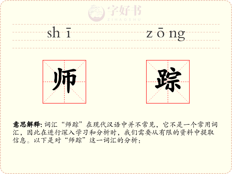 师踪