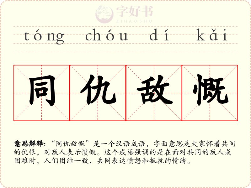 同仇敌慨