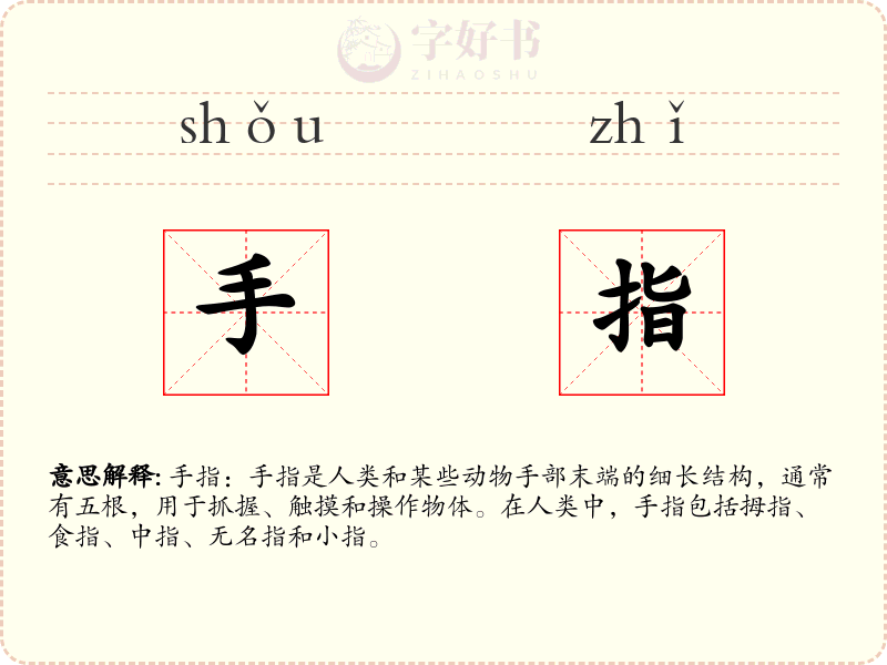 手指