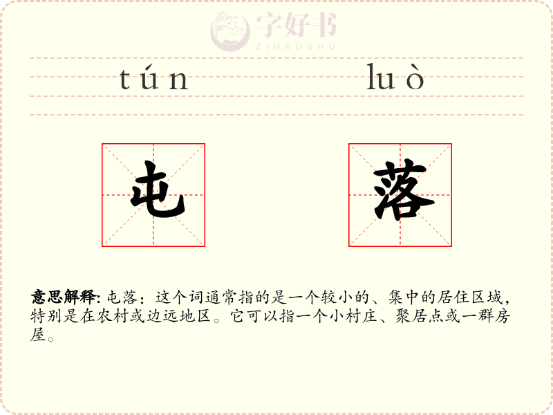 屯落