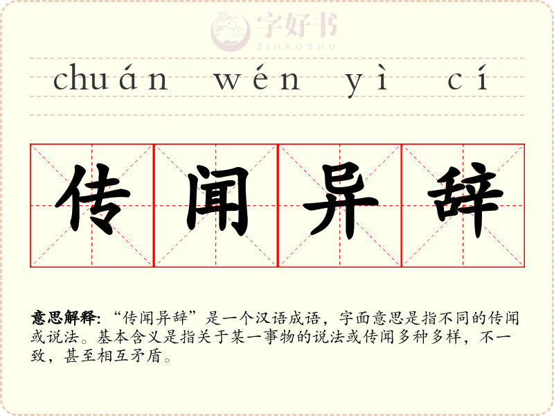 传闻异辞