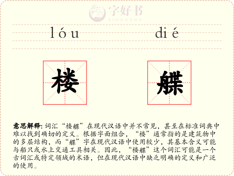 楼艓