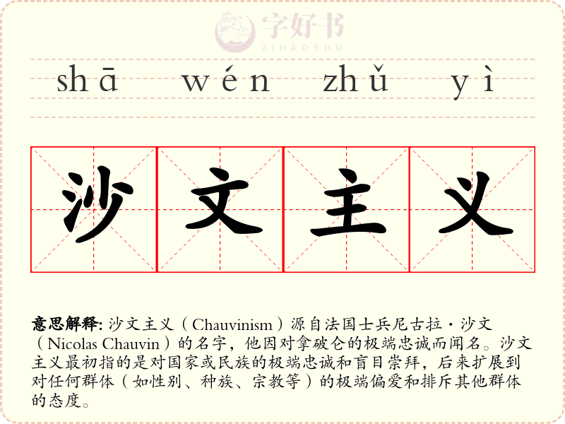 沙文主义
