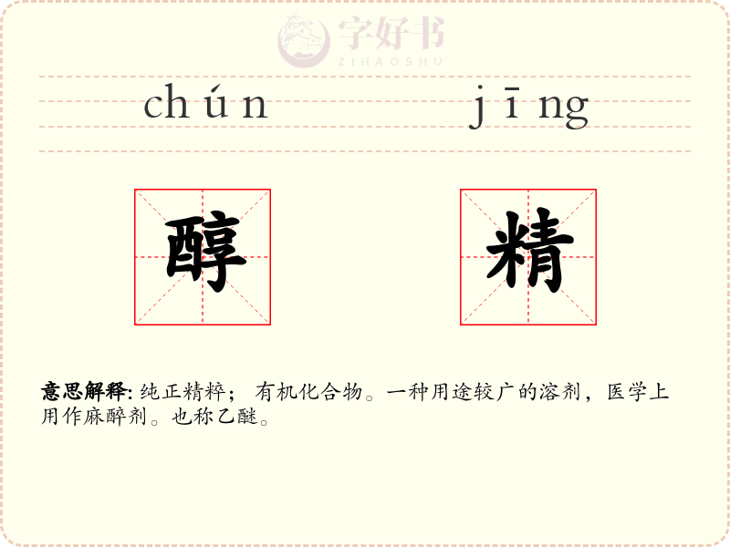 醇精