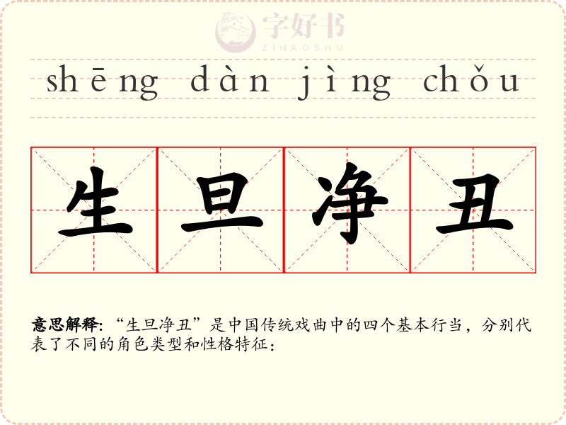 生旦净丑