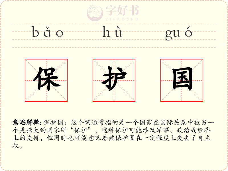 保护国