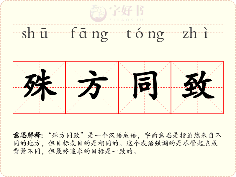 殊方同致