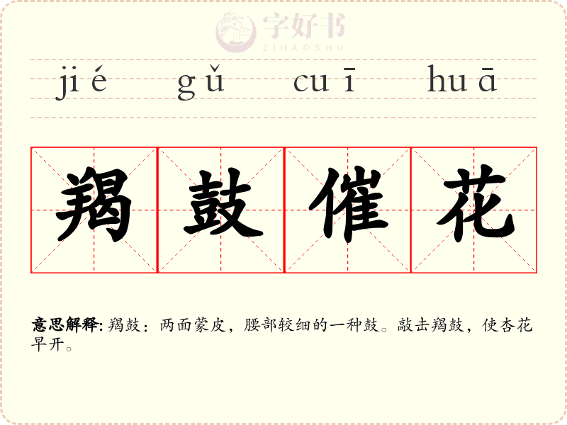 羯鼓催花