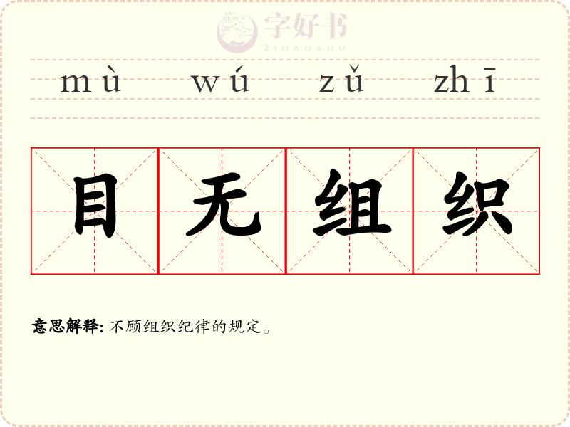 目无组织