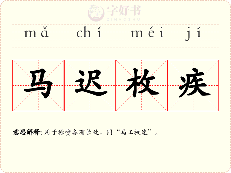 马迟枚疾