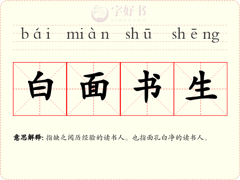 白面书生