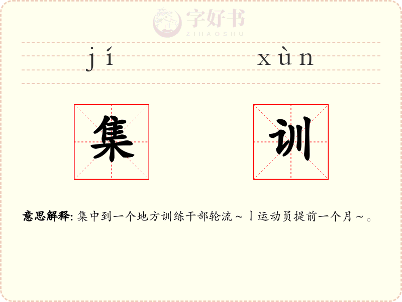 集训