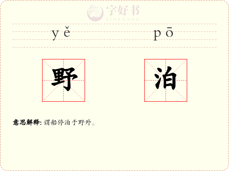 野泊