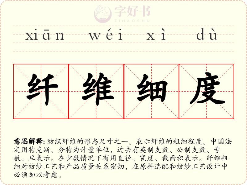 纤维细度