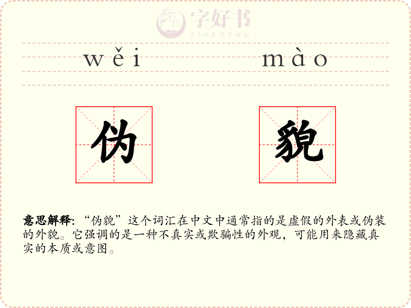 伪貌