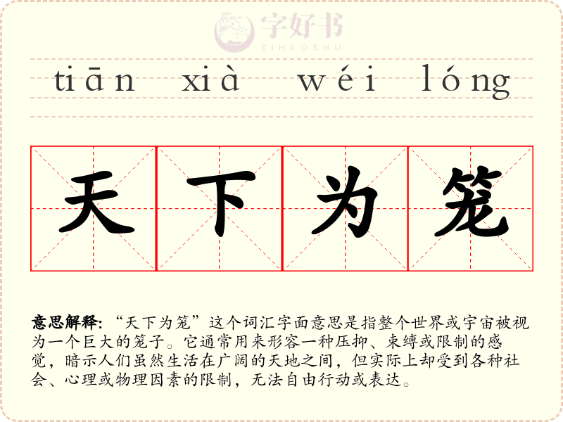 天下为笼