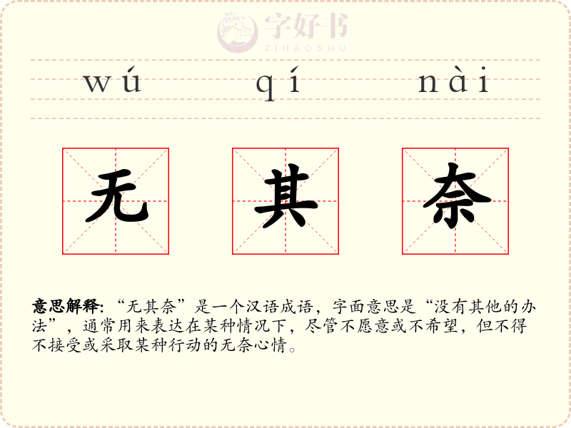 无其奈