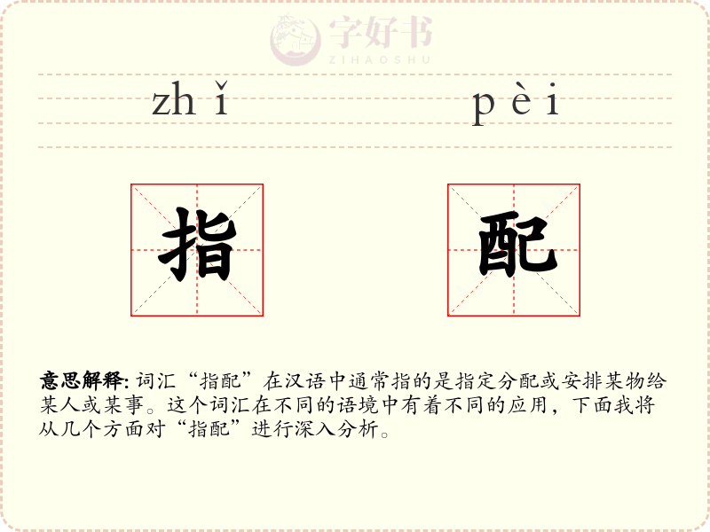 指配