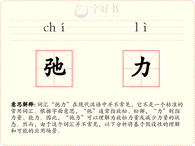 弛力