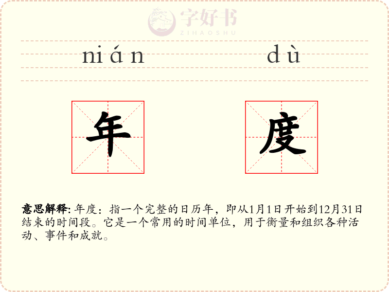 年度