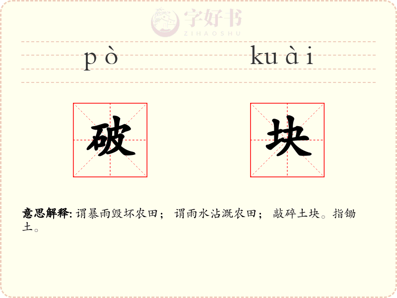 破块