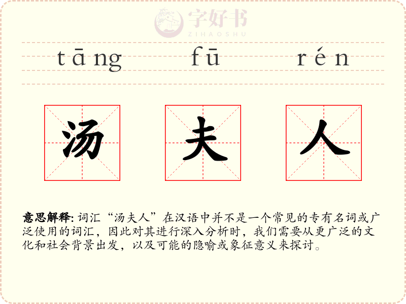 汤夫人