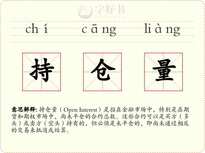 持仓量