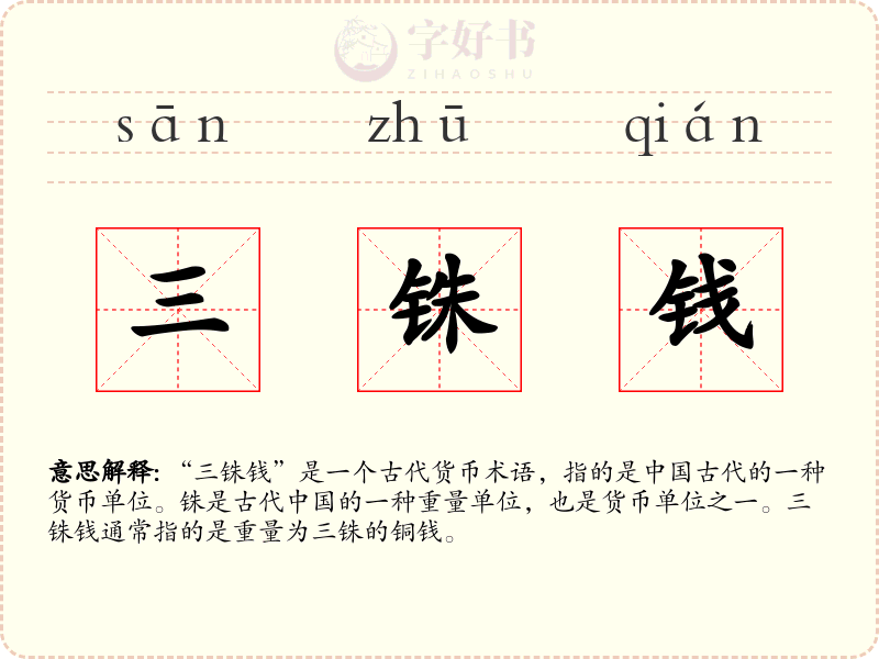 三铢钱