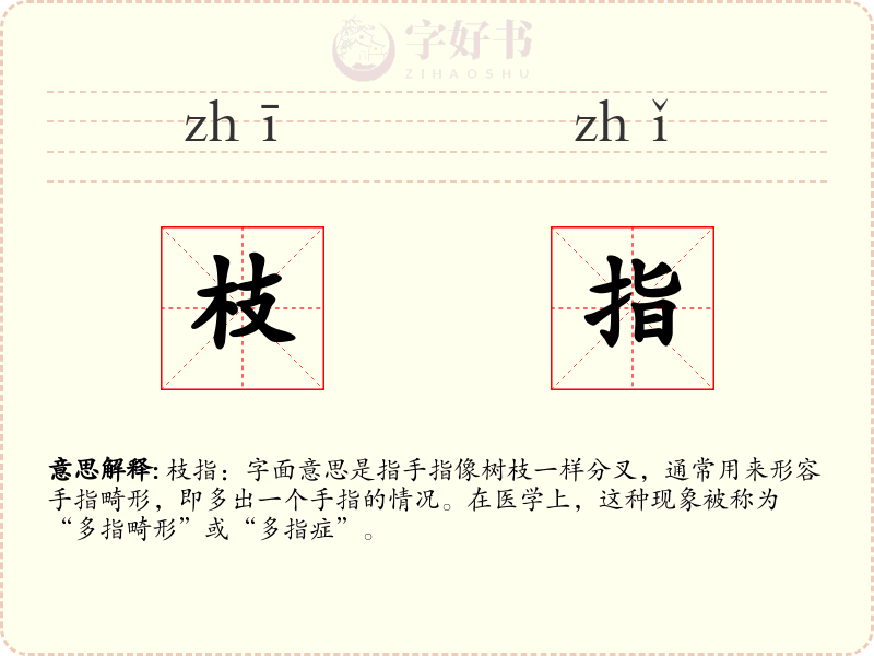枝指