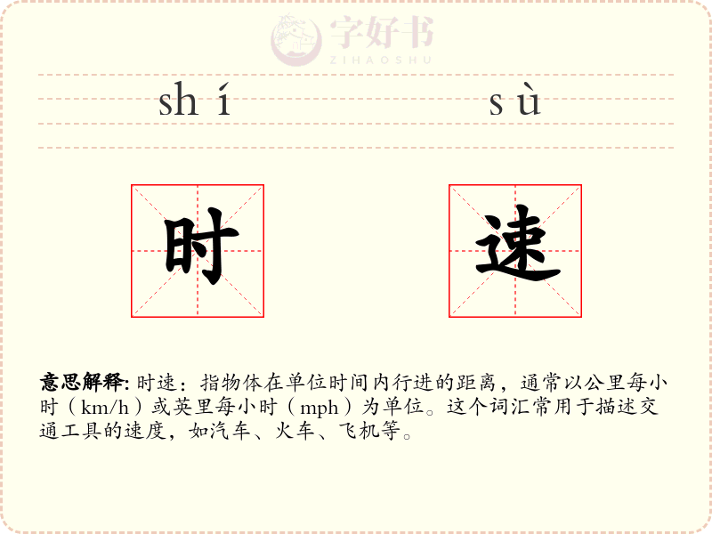 时速