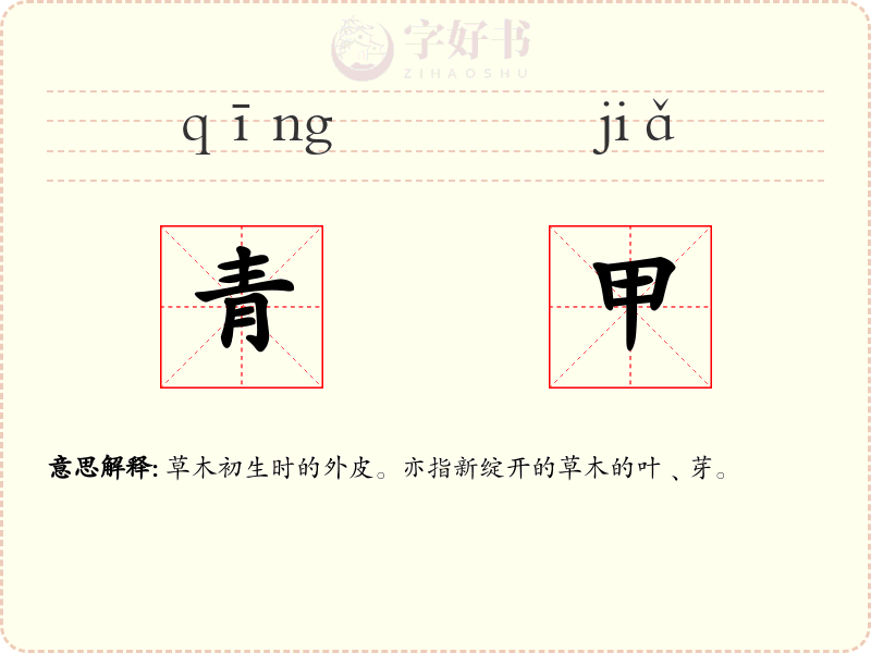 青甲