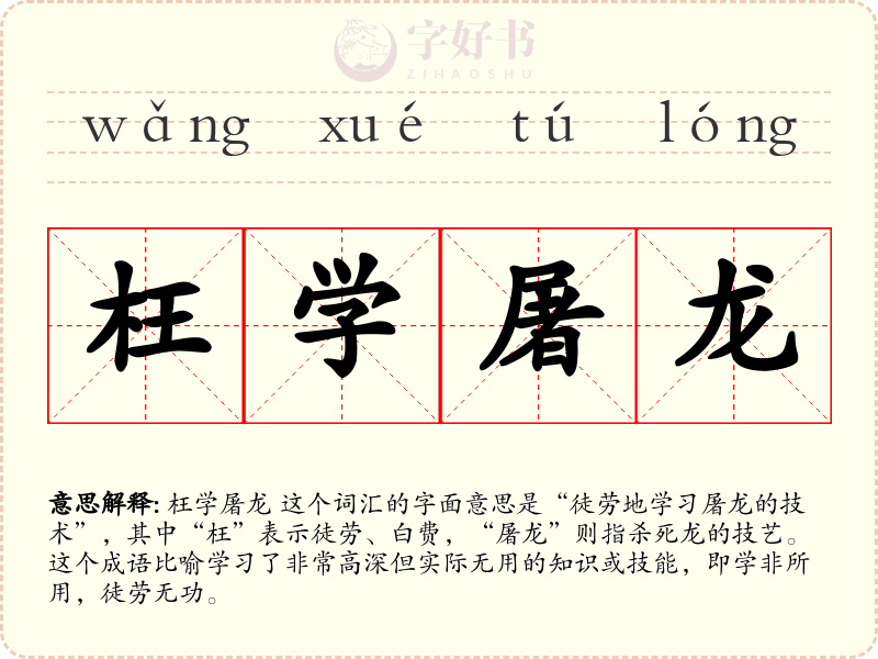 枉学屠龙