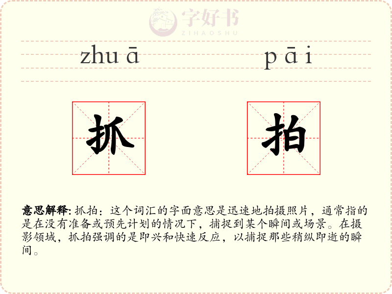 抓拍
