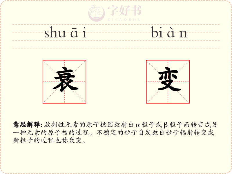 衰变
